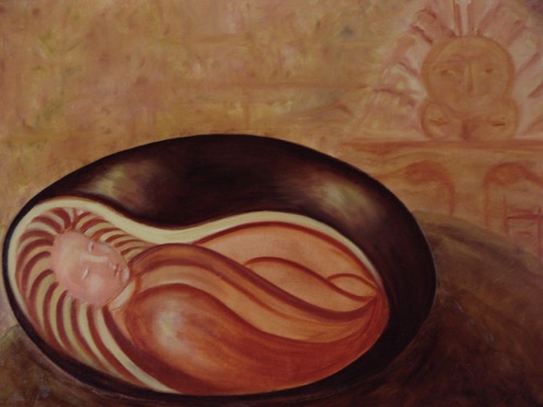 Seed of Mother Earth
Oil on Canvas
18 x 24,  Giclees available